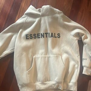 Essentials tan hoodie unisex